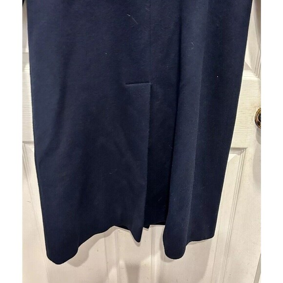 Vintage Forecaster of Boston Women 100% Wool Coat Sz 9/10 Blue Union USA Made - Picture 6 of 11